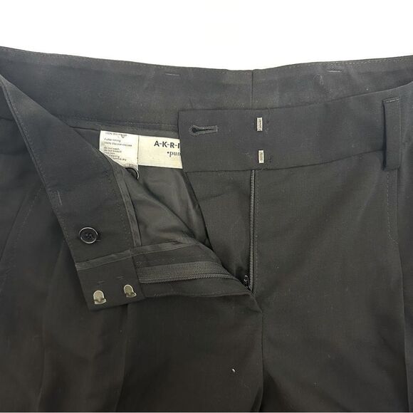 Akris Punto Black 100% Wool Trousers - Picture 8 of 14